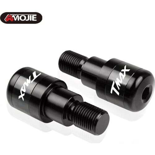 Motorcycle Accessories For YAMAHA TMAX T-Max 500 530 TMAX530 CNC Aluminum Motorcycle Handlebar Grip Ends Protector for TMAX logo