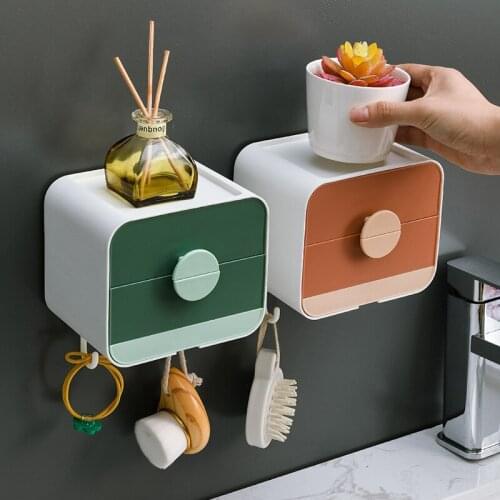 Non-marking absorption single-layer double-layer soap box waterproof rack wall-mounted bathroom toilet portable soap box jewelry