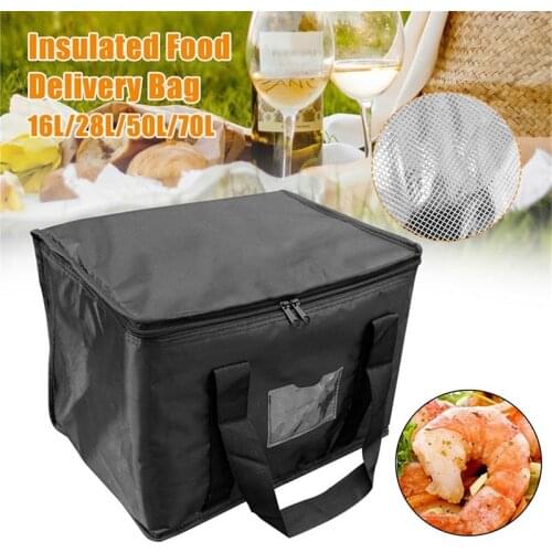 Portable Lunch Cooler Bag Folding Insulation Picnic Ice Pack Food Thermal Bag Drink Carrier Insulated Bags Food Delivery Bag 70L