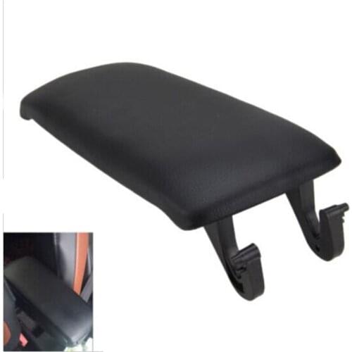 Newest Black Armrest Arm Rest Center Console Lid Cover For Audi 2000-2006 A4 A6 S4