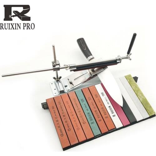 Ruixin Pro iii Professional Sharpening System diamond sharpening stone whetstone Knife Sharpener Angle Guide Kitchen Accessories