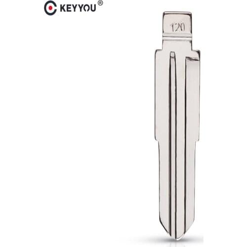 KEYYOU 120# Flip Key Blade Folding Car Key Blank Blade Replacement For LAND WIND Flip Remote Key NO.120 #120