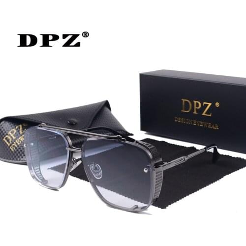 DPZ Mach six Style Gradient Sunglasses Men women Fashion Vintage Brand Design uv400 Sun Glasses Oculos De Sol
