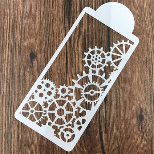 1PC DIY Car Wheel Shape Reusable Stencil Air brush Painting ArtHome Decor Scrap booking Album Crafts
