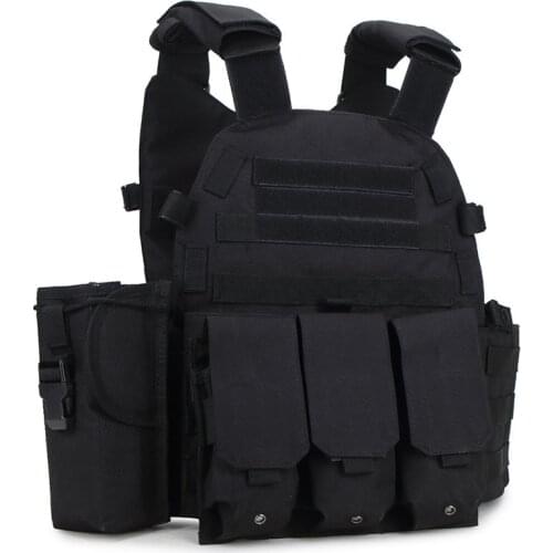 USMC 600D Nylon Molle Military Tactical Vest Body armor Hunting Plate Carrier Airsoft Pouch Combat Gear Camouflage Vest