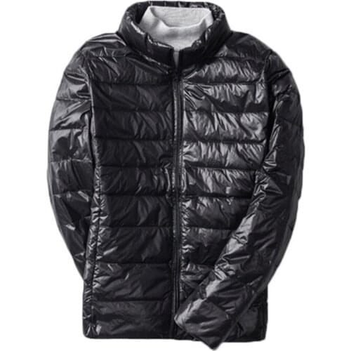 WSYORE Down Short Jacket Women New Autumn and Winter Plus Size Ultra Light Jacket Long-sleeve Slim Down Coat NS804