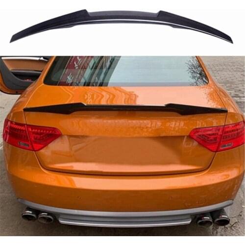 For Audi A5 carbon fiber rear spoiler 2 door and 4 door coupe 2009 - 2016 4-door sedan trunk lid M4 Style