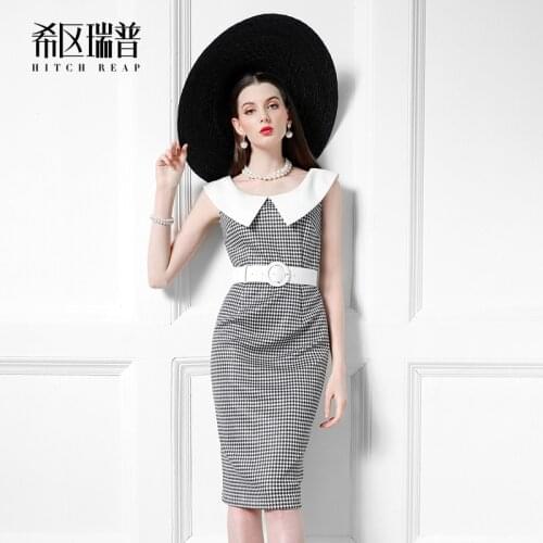 High End Style Hepburn Dress WomenS New Retro French Lady In 2021 Summer