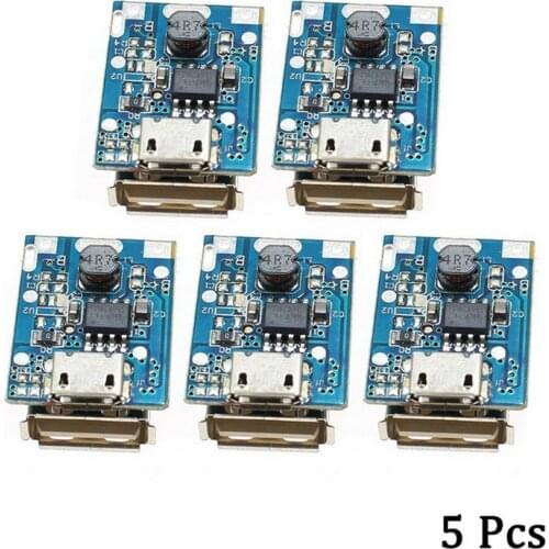 1/2/5pc Micro USB 5V Li-ion Battery Charger Module Board DIY Power Bank Wholesale
