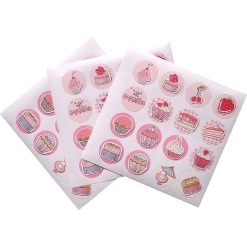 160Pcs/lot Handmade gift DIY Decorative Pink Sweet Sealing Stickers Gift Packing Decoration Stickers Scrapbooking