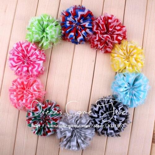 200pcs/lot 3.2" 10 Colors Artificial Chiffon Flower Accessories Tulle Fabric Flowers Fashion Flowers DIY Shabby Fabric Flowers