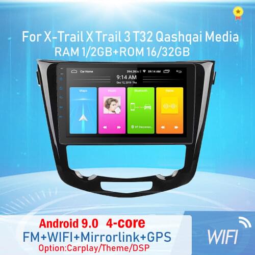 1din PX6 For X-Trail X Trail 3 T32 Qashqai 1 J10 2013-2017 Car Radio Multimedia Video Player Navigation GPS Carplay Android 10