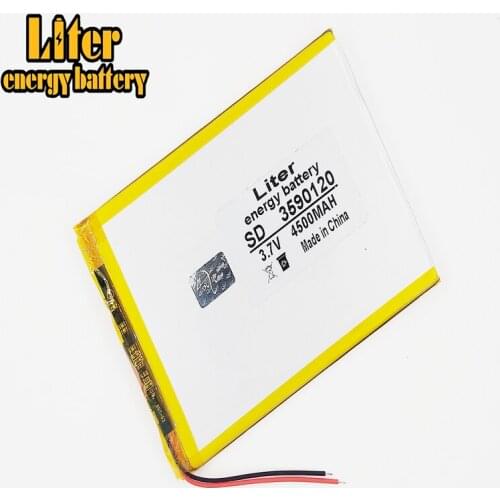 3.7V 4500MAH (polymer lithium ion battery) Li-ion battery for tablet pc 7 inch 8 inch 9inch 3590120