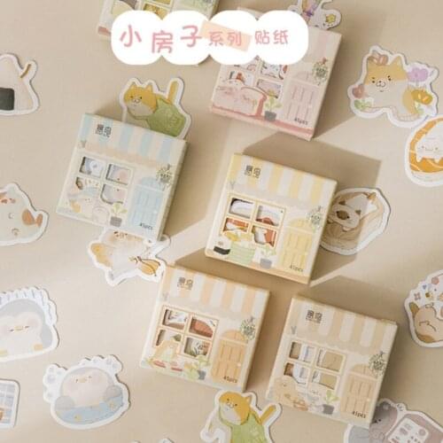 45pcs Kawaii Journal Decorative Stationery Stickers Scrapbooking DIY Diary Album Stick Lable for children girls
