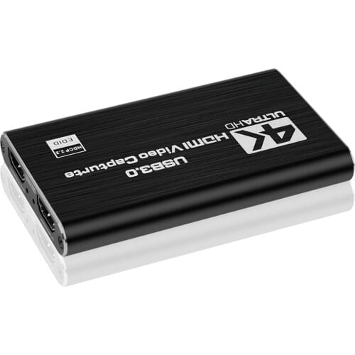 4K USB 3.0 Video Capture Card HDMI-compatible 1080P 60fps HD Video Recorder Grabber For OBS Capturing Game Card Live