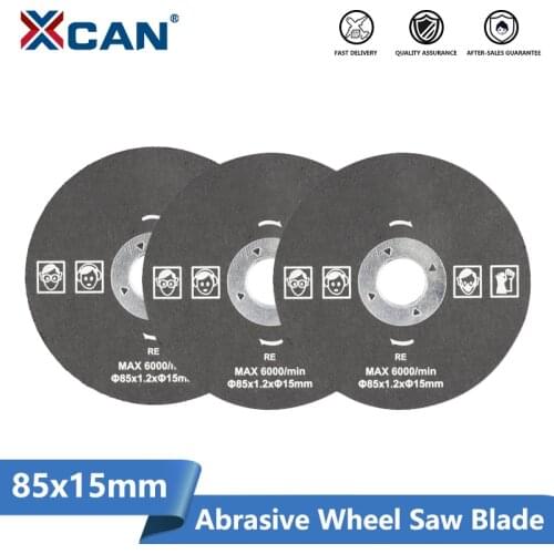 XCAN Abrasive Wheel Saw Blade 85mm Circular Saw Blade For Metal Cutting Disc Abrasive Tools Grinding Wheel Cutting Discs