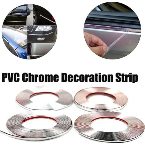 Car Accessories Chrome Body Strip For Peugeot 206 207 301 307 308 407 408 508 2008 3008 4008