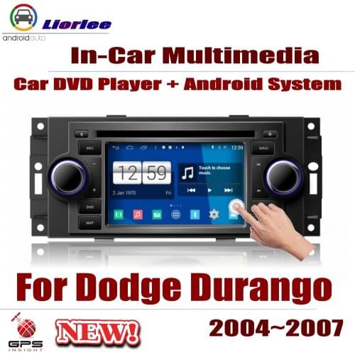 Auto DVD Player GPS Navigation For Dodge Durango 2004-2007 Car Android Multimedia System HD Screen Radio Stereo Head Unit