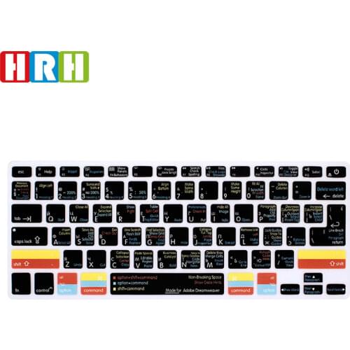 HRH Russian Serato Scratch LIVE Avid Media Composer Shortcut Hot Keys Keyboard Skin Cover Protector For Macbook Pro Air 13 15