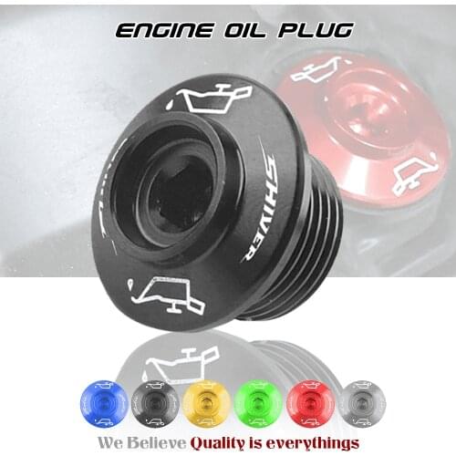 CNC Engine Plug Cover Caps Screws Filter Oil Bolt for APRILIA SHIVER 900 Caponord 1200 2017-2019 DORSODURD 900 2013-2016