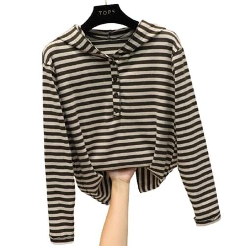 Ehuanhood Women's Hooded T-shirts