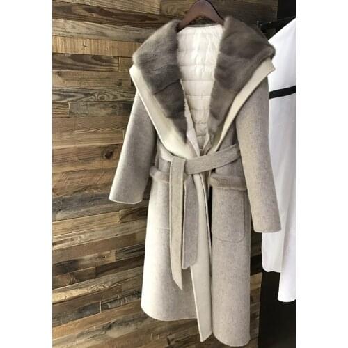 Женские парки с мехом L-hikari China At AliExpress