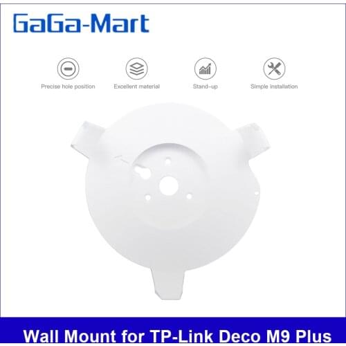 Wall Mount for TP-Link Deco M9 Plus Whole Home Mesh WiFi System Sturdy Bracket Holder Space Saving TP-Link Router Holder M5/P7
