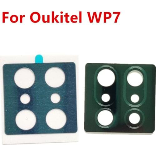 New Original For Oukitel WP7 6.53inch Cellphone Rear Back Camera Lens Glass Cover Spare Parts Accessories
