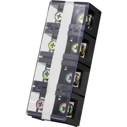Original Export 4-Bit 60A 600V TC-604 High Current Terminal Blocks Terminal Block Wiring Column Wire Connector
