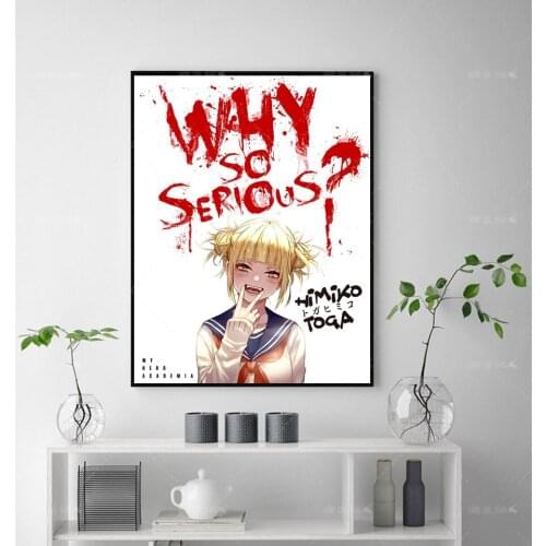 Anime Poster My Hero Academia Toga Modern Decoration Home Canvas Painting Art Print Modular Wall Picture For Bedroom Living Room