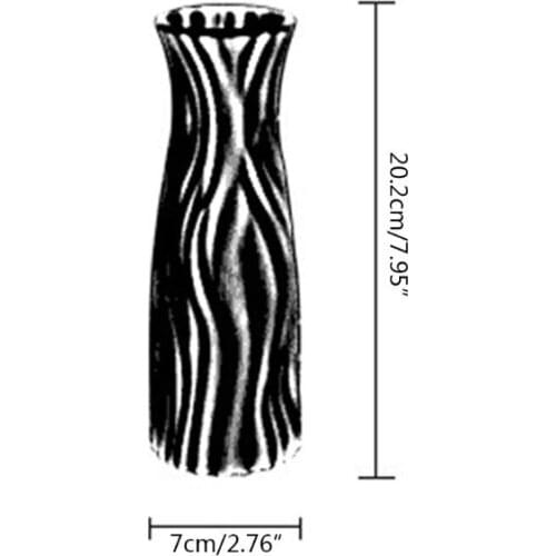 Plastic Origami Vase Imitation Ceramic Flower Pot Nordic Style Plant Arrangement H58C