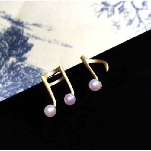 4.5-5mm Handpicked Freshwater white Pearls Drop-Earrings,silver Note asymmetry real pearl women earrings party Jewelry gift