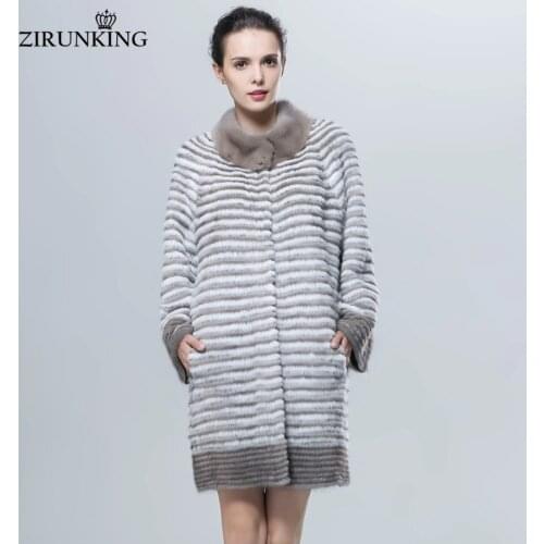ZIRUNKING Fur Coats