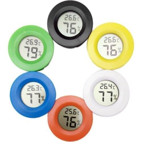 1PC 2In1 Thermometer Hygrometer Mini LCD Digital Temperature Humidity Meter Detector Thermograph Indoor Room Instrument