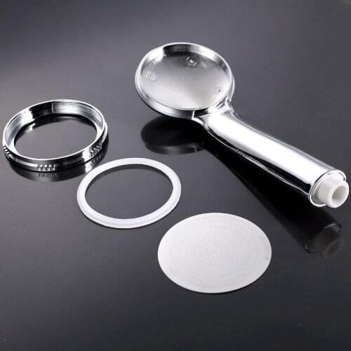 1xShower Head Ionic Handheld High-Pressure Water-Saving Filtration Showerhead