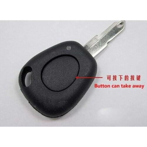 20PCS/lot For 1 Button Replacement Key Shell For Renault Remote Key Case Fob With Battery Clamp