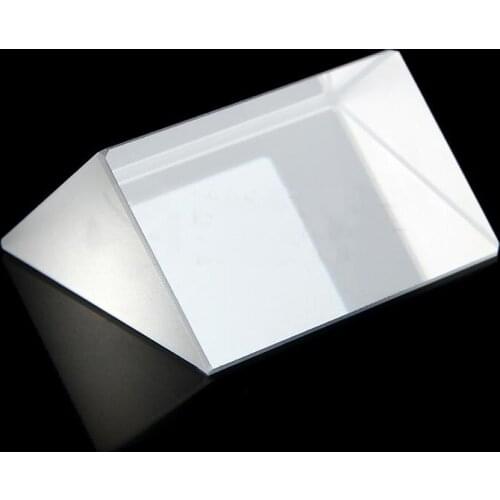 25x25x40mm Optical Glass Triangular Lsosceles K9 Prism With Reflecting Film Medicine