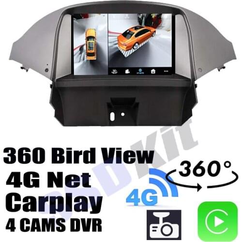 Car Audio Navigation GPS Carplay DVR 360 Birdview Around 4G Android System For Chevrolet Orlando J309 2010~2018