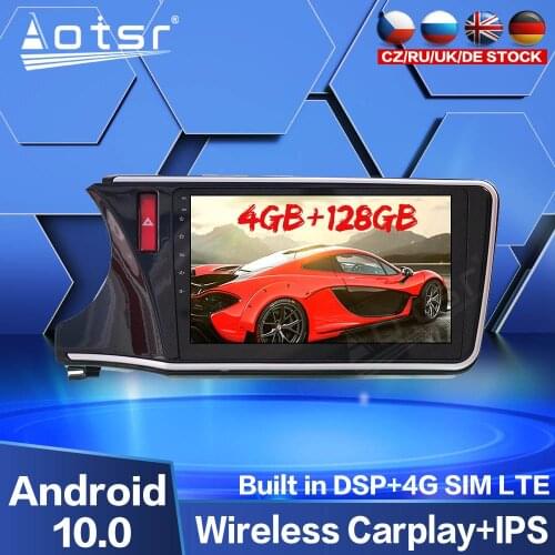 Car GPS Navigation For Honda City 2014 2015 - 2020 Android Multimedia Radio Tape Recorder Audio Touch Screen Auto Stereo Unit HD