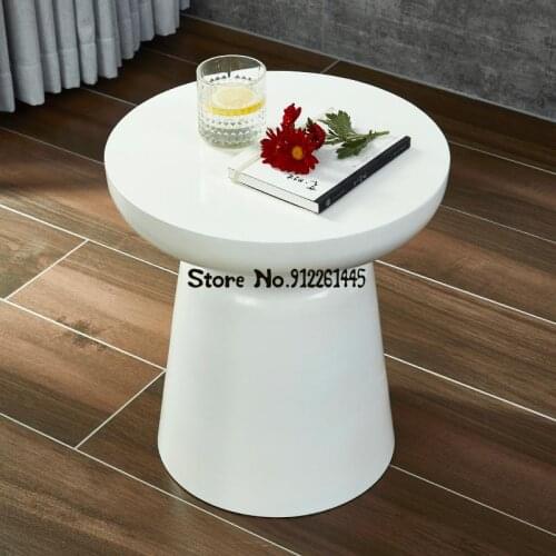 Side Table Small Round Table Small Tea Table Living Room Movable Ins Small Family Bedside Table Round Creative Corner Side Table