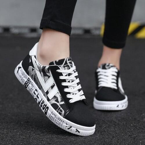 ZEEKSON Spring Korean Couple Lace-up Shoes Trend Color Mens Canvas Shoes Casual Student Canvas Low-top Sneakers Trendy Shoes