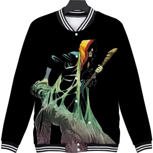 Swamp monster 3D Print Men jacket Hoodies Sweatshirts Unisex Baseball Uniform Mens Winter Jacket and Coats