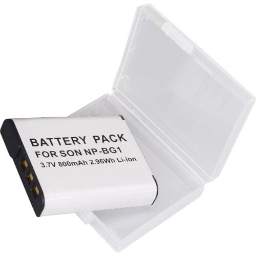 PALO 1Pcs 800mAh NP-BG1 NP BG1 Battery For SONY Cyber-shot DSC-H3 DSC-H7 DSC-H9 DSC-H10 DSC-H20 DSC-H50 DSC-H55 DSC-H70 Camera