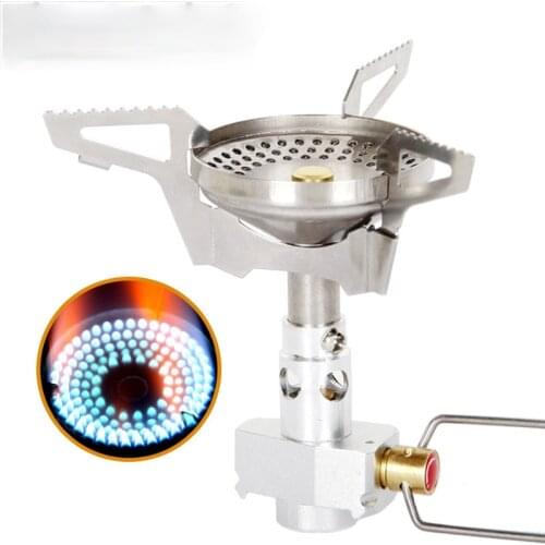 APG Outdoor Anti-scald Portable Gas Stoves Mini Camping Foldable Cooking Stove Travel Picnic Survival BBQ Gas Furnace Combustor