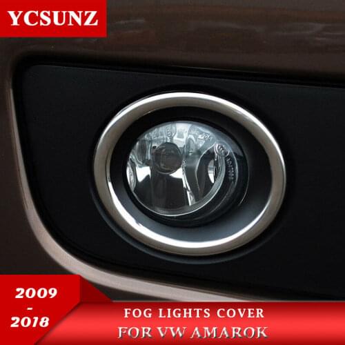 Fog Lights Cover For Vw Amarok 2009 2010 2011 2012 2013 2014 2015 2016 2017 2018 Chrome