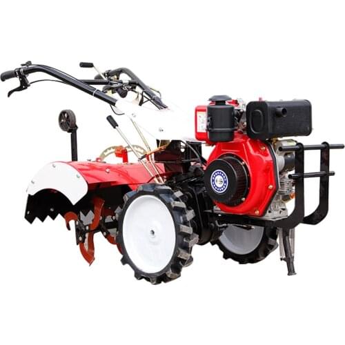 Hand Push Weeding Rototiller Household Gasoline Powered Micro Tiller Farmland Corn Field Weeding Machine Walking Cultivator