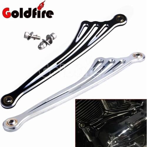 Motorcycle Shift Linkage CNC Gear Shift Lever Black And Chrome Wing For Harley Touring Road King Softail 1984-2015 2016 2017