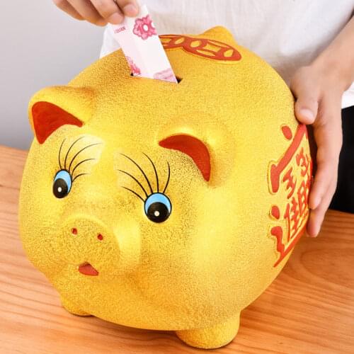 Secret Wedding Money Box Coin Kids Toy Large Cute Save Ceramic Pig Piggy Bank Cartoon Paper Money Tirelire Enfant Home Decor 50