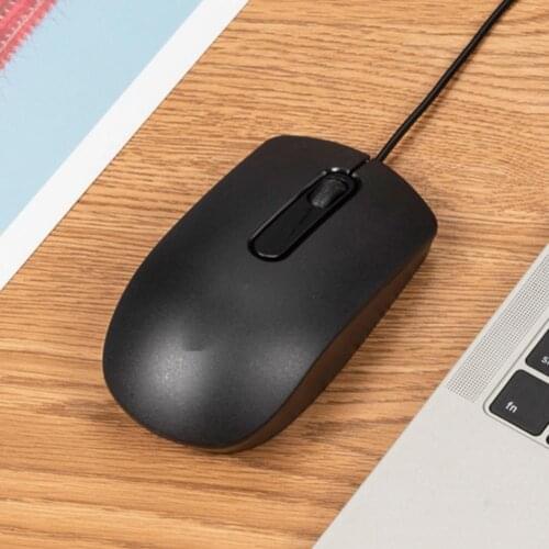 2021 Newest 1.2m 1200DPI ABS Wired Ergonomic design Mouse USB Silent Mice for Business Office for computer 100mm x 56mm x 32mm