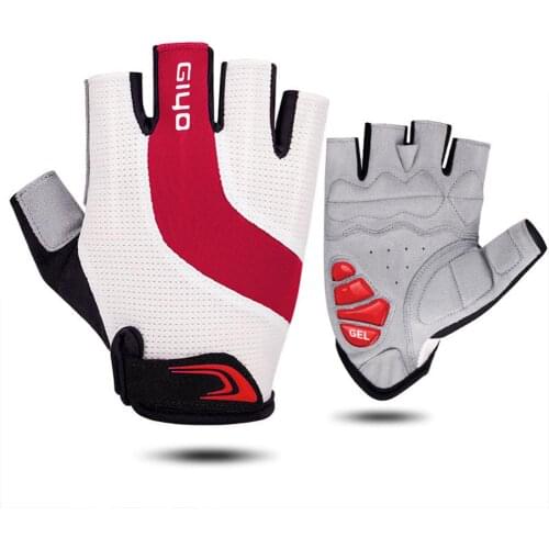 GIYO Bicycle Gloves Half Finger Outdoor Sports Gloves For Men Women Gel Pad Breathable MTB Road Racing Riding Cycling Gloves